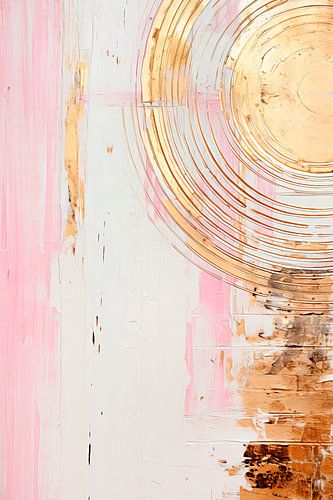 ABSTRACT KUNST Cirkel van licht van schoonheid