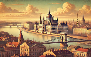 Vintage Budapest Poster, Ungarn