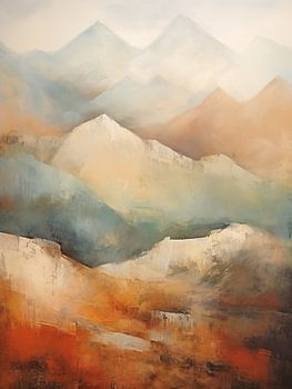 Modern abstract landschap