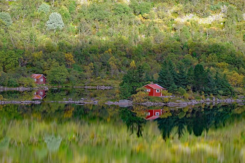 Autumn in Lofoten by Reinhard  Pantke