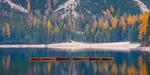 Pragser Wildsee, Dolomites, Italie sur Henk Meijer Photography