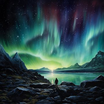 Nordlicht/Aurora borealis von TheXclusive Art