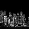 FineArt en noir et blanc, Manhattan sur Eddy Westdijk