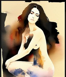 Nu moderne sur Peintures accrocheuses