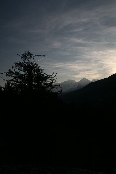 Zonsondergang in de Alpen par Kimberly de Pater