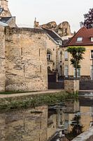 Den Halderpark avec vue sur les ruines du château de Valkenburg