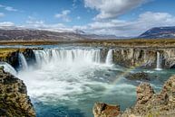 Godafoss - Waterval in IJsland van Eddy Kuipers thumbnail