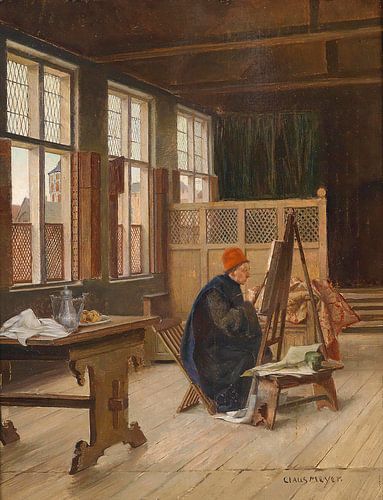 Claus Meyer in zijn atelier