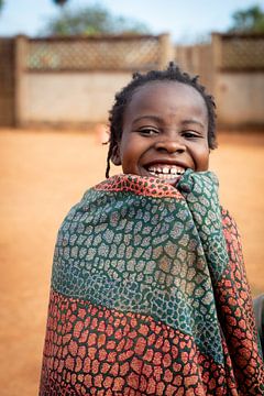 Portrait d'une jeune fille africaine