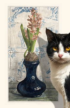 Cats and Art Combined by Marja van den Hurk