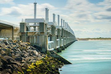 Deltaarbeiten, Sturmflutwehr Oosterschelde in der niederländischen Provinz Zeeland