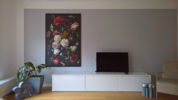 Customer photo: Still life with flowers in a glass vase, Jan Davidsz. de Heem, on canvas