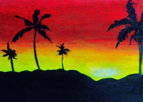 Esthétique Coucher de soleil vibrant