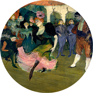 Marcelle Lender Dansend de Bolero in Chilperic, Henri de Toulouse-Lautrec