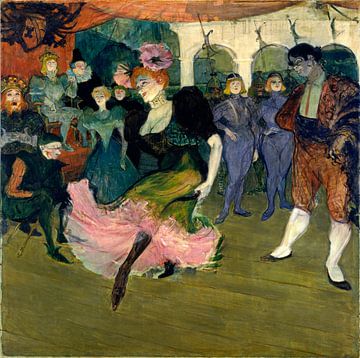 Marcelle Lender Dancing the Bolero in "Chilpéric", Henri de Toulouse-Lautrec