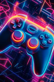 Futuristic gaming world by Poster Art Shop