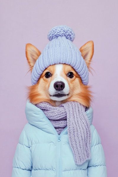 Shepherd dog by Poster Art Shop