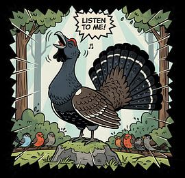 The Capercaillie Concert: Listen to Me! (Comic Style) by NAIME ATELIER