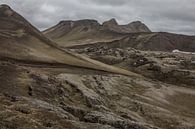 bemoste lavavelden landmannalaugar van Stephan van Krimpen thumbnail