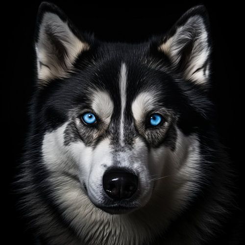 Huskey-Porträt