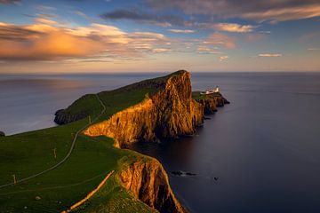 Neist Point Lighthouse (Isle of Skye, Schotland) van Niko Kersting