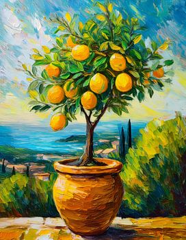 citrons sur la côte méditerranéenne