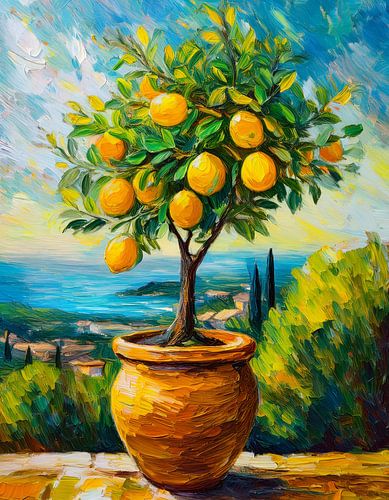 citrons sur la côte méditerranéenne