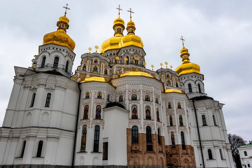 Außenansicht des Pechersk-Lavra-Klosters in Kiew, Ukraine - Europa von WorldWidePhotoWeb