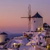 Santorini - Windmills of Oia in the blue hour by Teun Ruijters