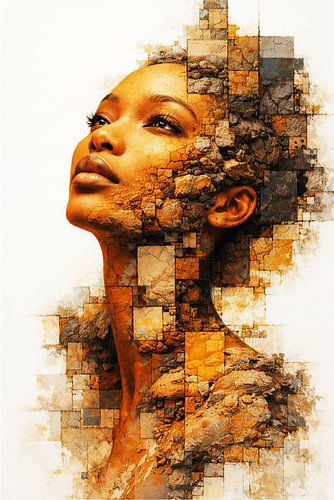 Portrait with Earth Tones