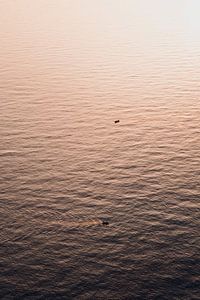 Boote bei Sonnenuntergang von Dayenne van Peperstraten