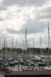 Segelboote im Hafen von EnWout