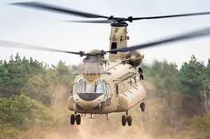 Boeing CH-47F Chinook van de Nederlandse Koninklijke Luchtmacht
