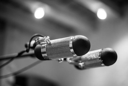 Recording microphone music studio