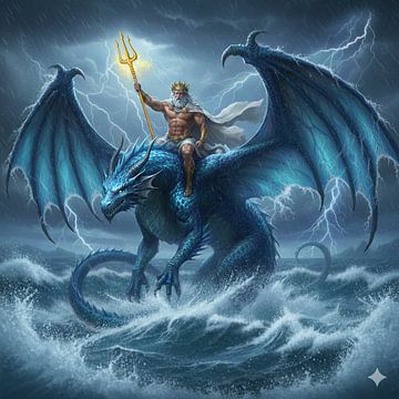 Poseidon und der Azurdrache