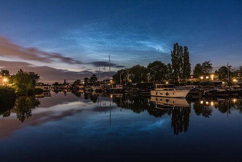 Noctilucent clouds above the Kadoelenwerf
