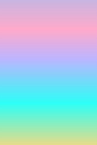 Abstracte zonsondergang of zonsopgang landschap in neon geel, groen, paars, roze