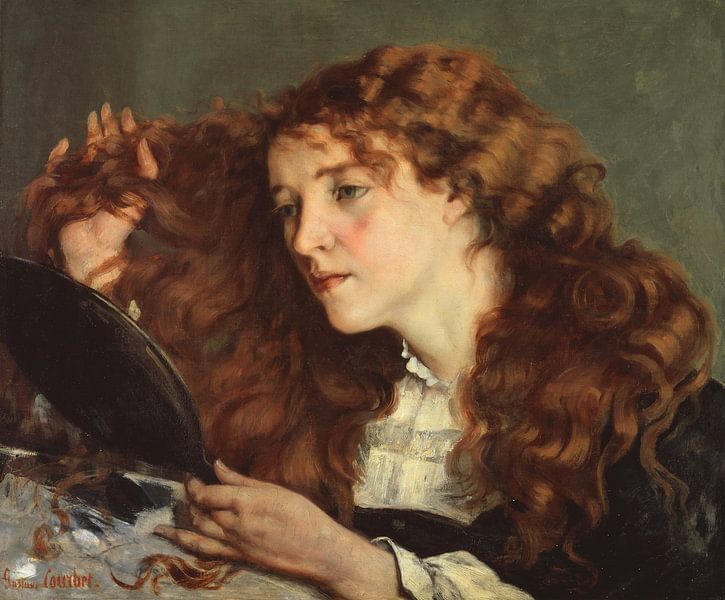 Jo, das schöne irische Dienstmädchen, Gustave Courbet von Meisterhafte Meister
