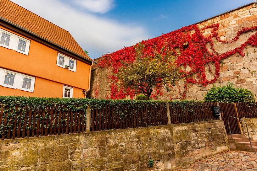On the way in the city centre of Schmalkalden by Oliver Hlavaty
