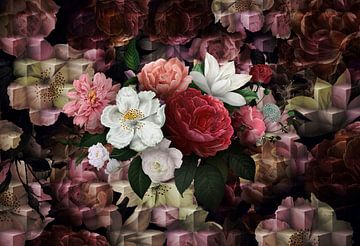 Fleurs royales 3d sur Gisela- Art for You