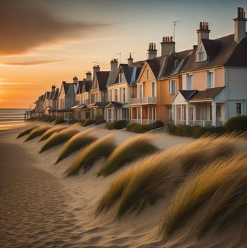 Strandhäuser an der französischen Westküste von Gert-Jan Siesling