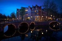 Vue du Quellijnbrug, Keizersgracht à Amsterdam, 2020 -