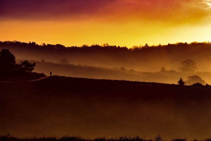 Paysage Posbank : lever de soleil par Jeroen Beemsterboer
