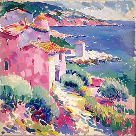 Op Henri Matisse geïnspireerd landschap van Niklas Maximilian