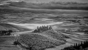 Podere Belvedere -2- Tuscany - infrared black and white