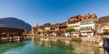 Interlaken in Zwitserland van Werner Dieterich