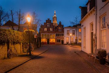 Amersfoort dans le crépuscule du soir sur Michiel Dros