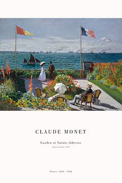 Claude Monet - Garden at Sainte-Adresse by Old Masters