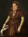 Portret van een Noblewoman, Lavinia Fontana van Meesterlijcke Meesters thumbnail