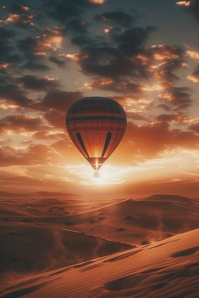 Fahrt im Heißluftballon von fernlichtsicht